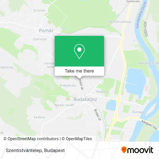 Szentistvántelep map