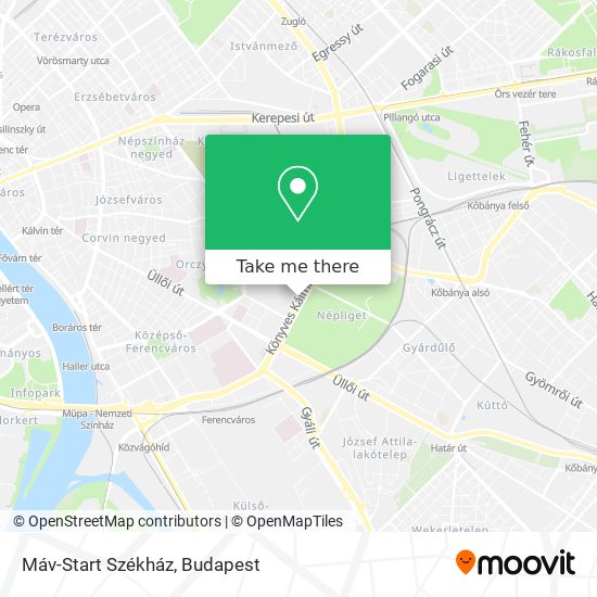 Máv-Start Székház map
