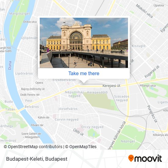 Budapest-Keleti map