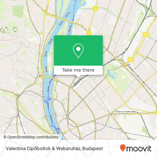 Valentina Cipőboltok & Webáruház map