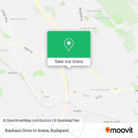 Bauhaus Drive-In Arena map