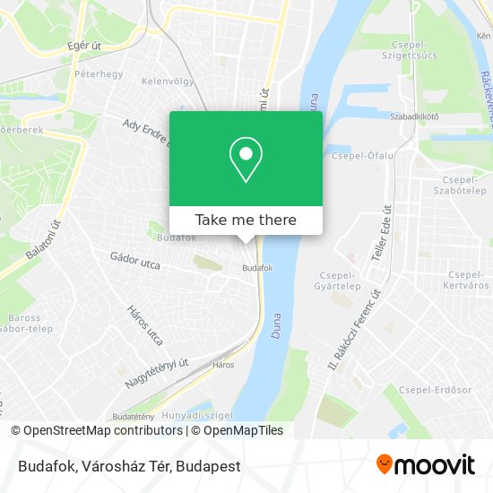 Budafok, Városház Tér map