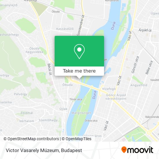 Victor Vasarely Múzeum map