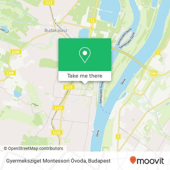 Gyermeksziget Montessori Óvoda map