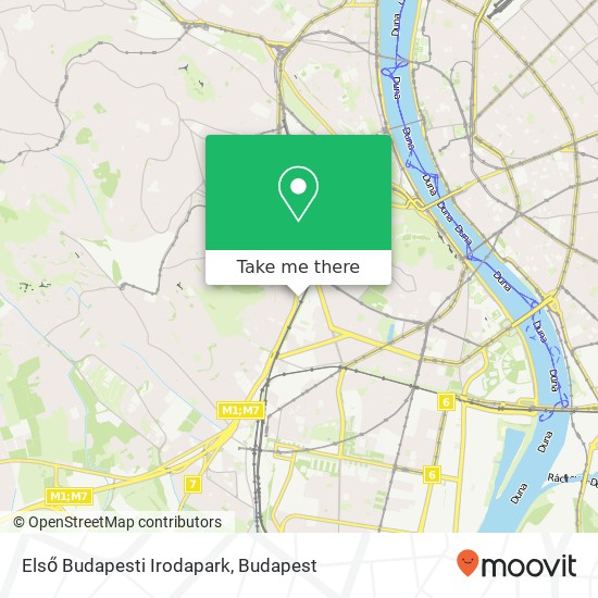 Első Budapesti Irodapark map