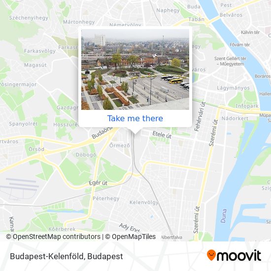 Budapest-Kelenföld map