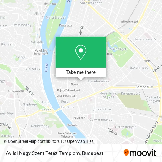 Avilai Nagy Szent Teréz Templom map