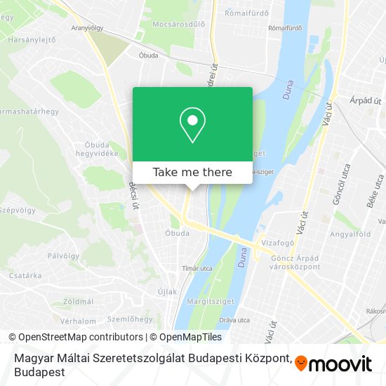 Magyar Máltai Szeretetszolgálat Budapesti Központ map