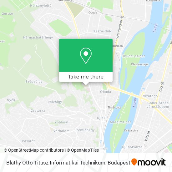 Bláthy Ottó Titusz Informatikai Technikum map