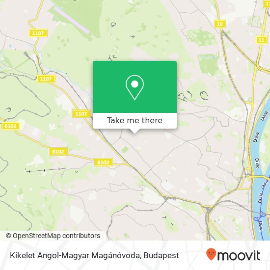 Kikelet Angol-Magyar Magánóvoda map