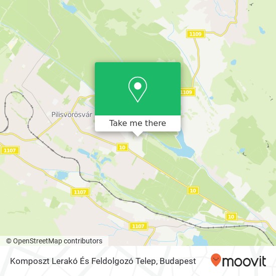 Komposzt Lerakó És Feldolgozó Telep map