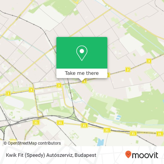 Kwik Fit (Speedy) Autószerviz map