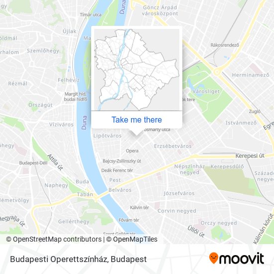 Budapesti Operettszínház map