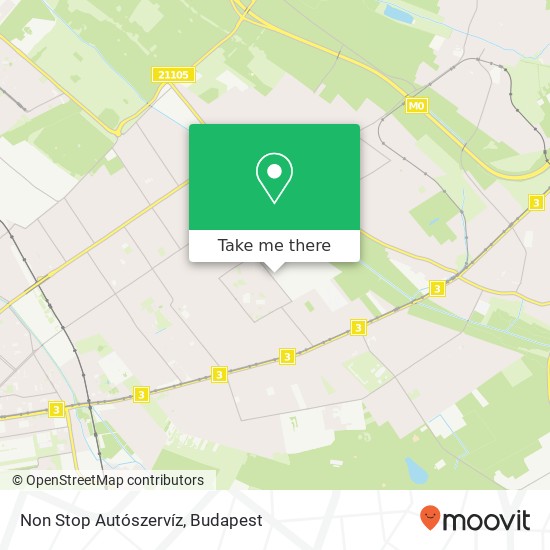 Non Stop Autószervíz map