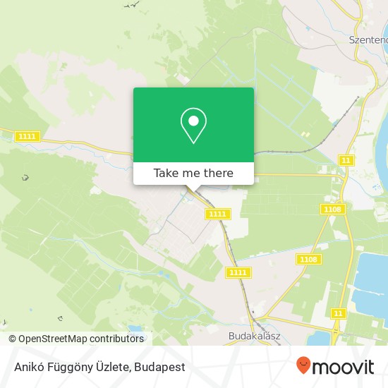 Anikó Függöny Üzlete map