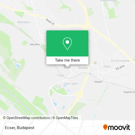 Ecser map