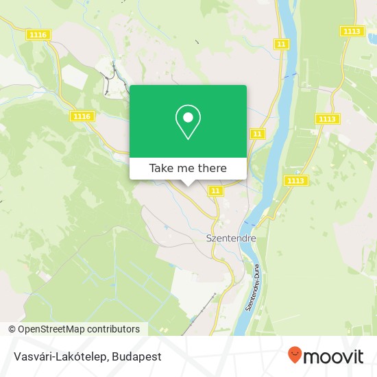 Vasvári-Lakótelep map