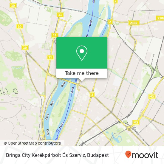 Bringa City Kerékpárbolt És Szerviz map