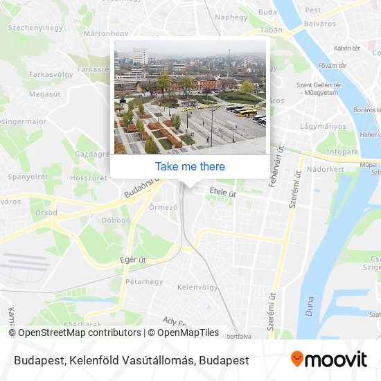 Budapest, Kelenföld Vasútállomás map