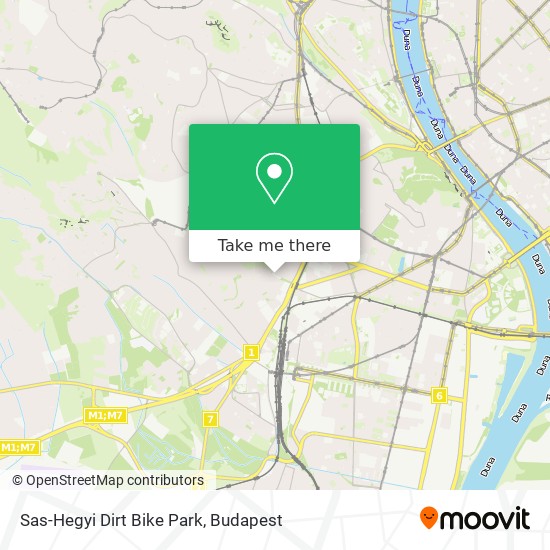 Sas-Hegyi Dirt Bike Park map