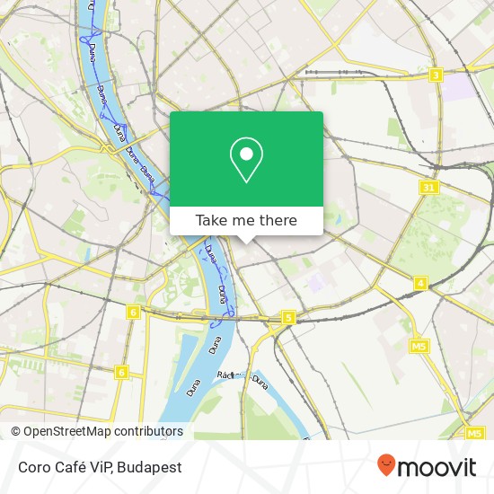 Coro Café ViP map