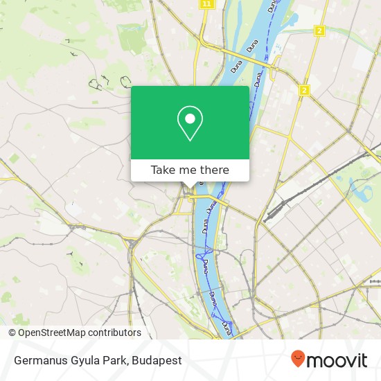 Germanus Gyula Park map