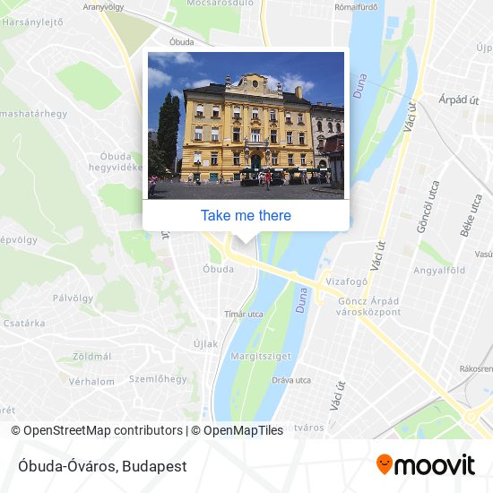 Óbuda-Óváros map