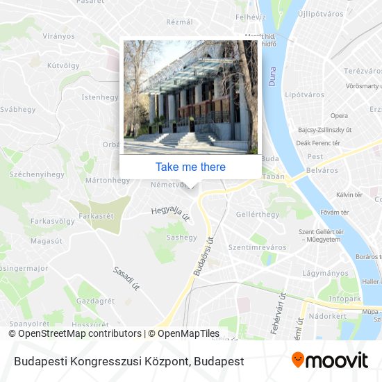 Budapesti Kongresszusi Központ map