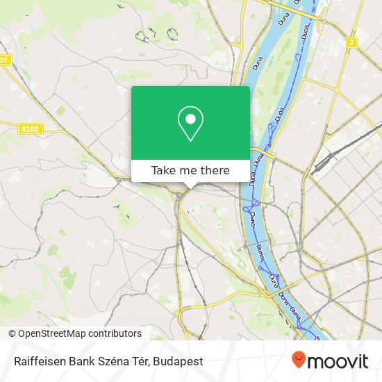 Raiffeisen Bank Széna Tér map