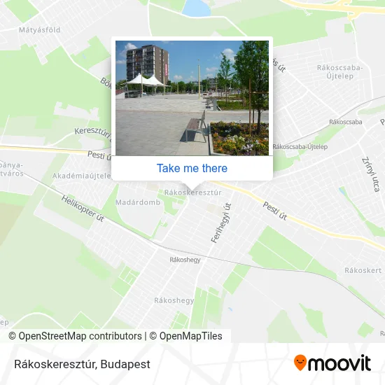 Rákoskeresztúr map