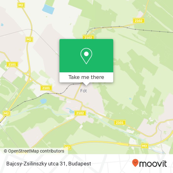 Bajcsy-Zsilinszky utca 31 map