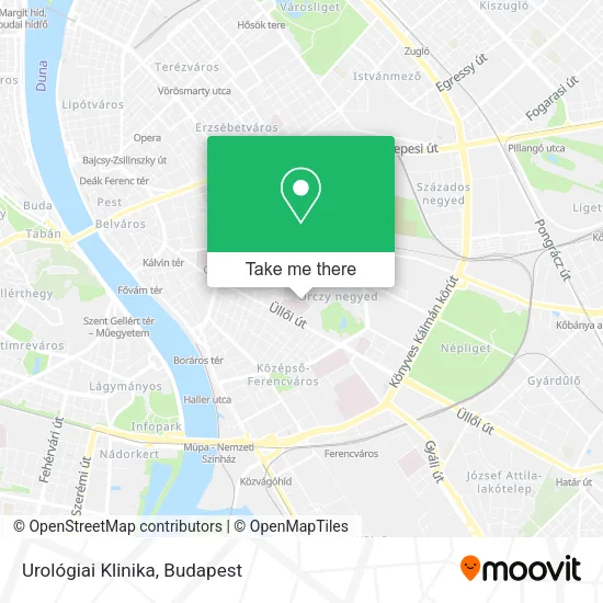 Urológiai Klinika map