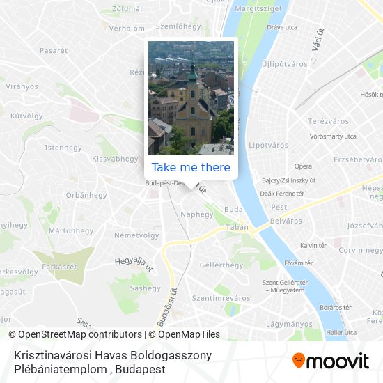 Krisztinavárosi Havas Boldogasszony Plébániatemplom map