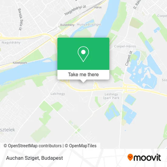Auchan Sziget map