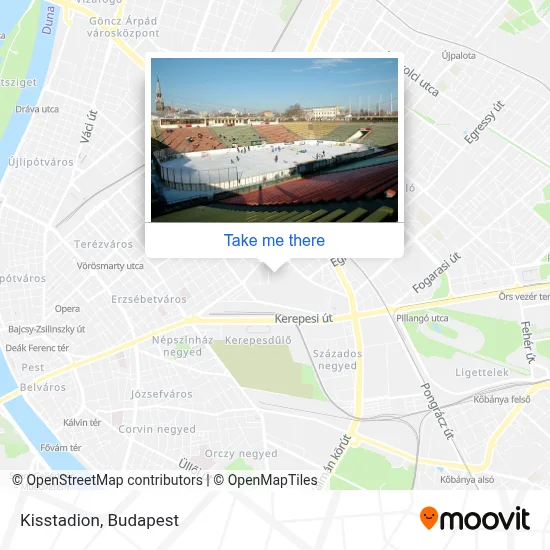 Kisstadion map