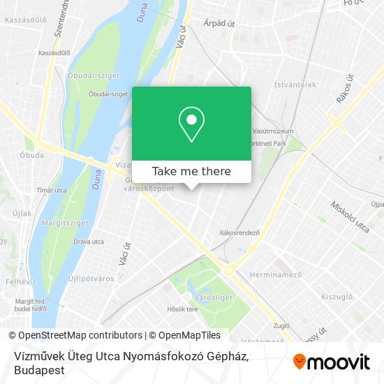 Vízművek Üteg Utca Nyomásfokozó Gépház map