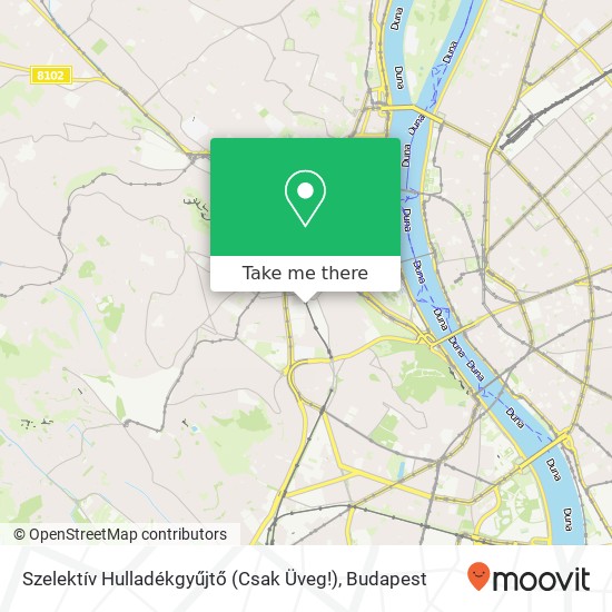 Szelektív Hulladékgyűjtő (Csak Üveg!) map