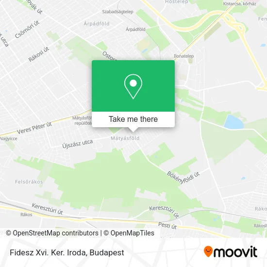 Fidesz Xvi. Ker. Iroda map