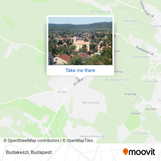 Budakeszi map
