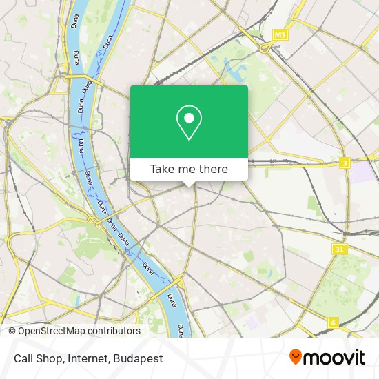 Call Shop, Internet map
