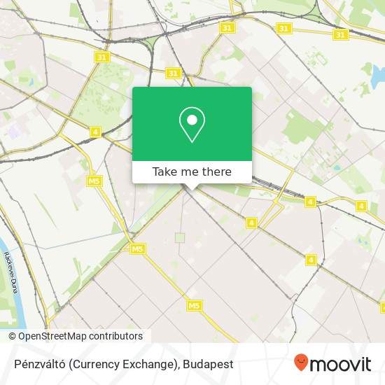 Pénzváltó (Currency Exchange) map