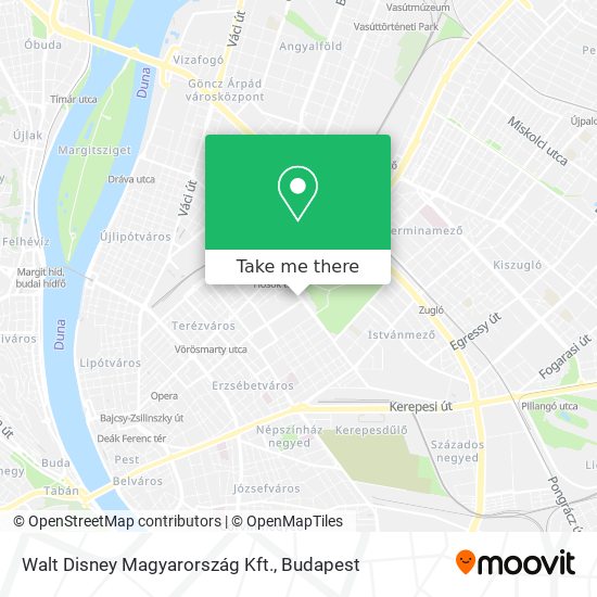 Walt Disney Magyarország Kft. map