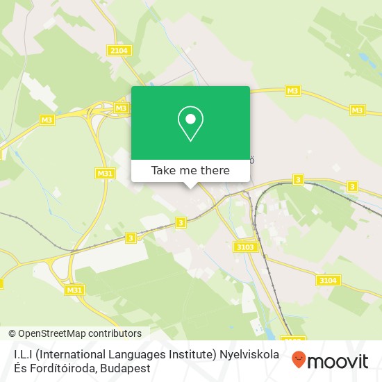 I.L.I (International Languages Institute) Nyelviskola És Fordítóiroda map