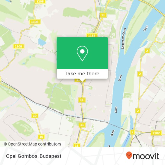 Opel Gombos map