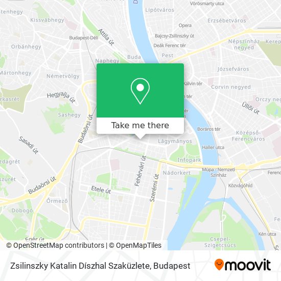 Zsilinszky Katalin Díszhal Szaküzlete map