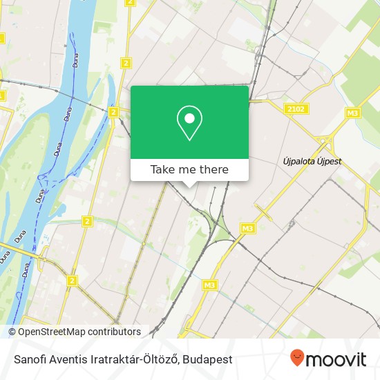 Sanofi Aventis Iratraktár-Öltöző map