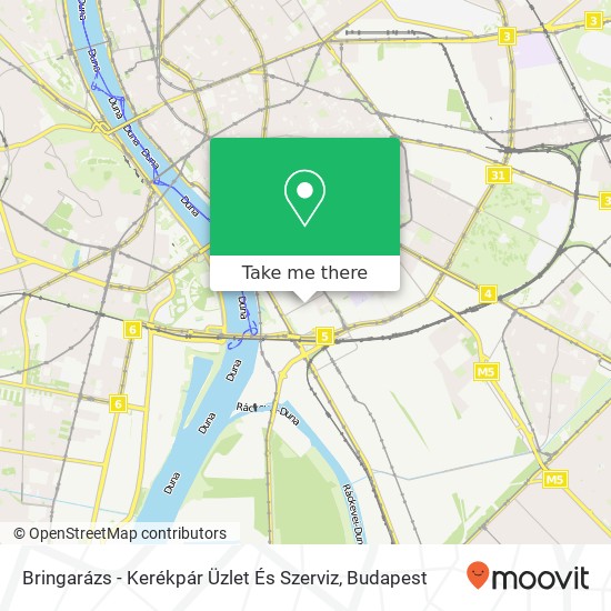 Bringarázs - Kerékpár Üzlet És Szerviz map
