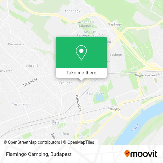 Camping Flamingo map