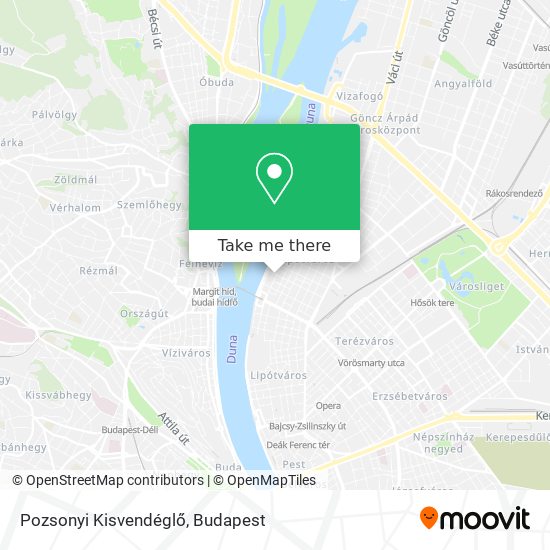 Pozsonyi Kisvendéglő map