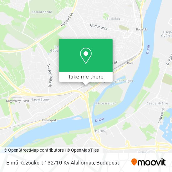 Elmű Rózsakert 132 / 10 Kv Alállomás map